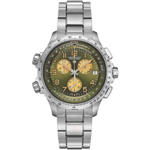 HAMILTON KHAKI AVIATION QUARZO X-WIND GMTref.H77932160