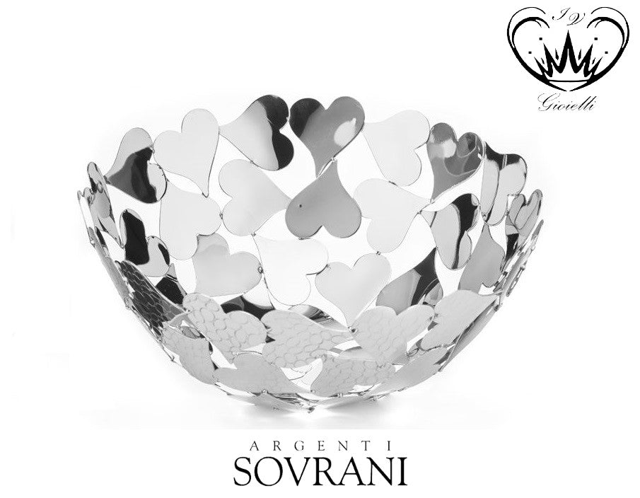 CENTROTAVOLA ARGENTI SOVRANI CUORI D28  ref. W16572